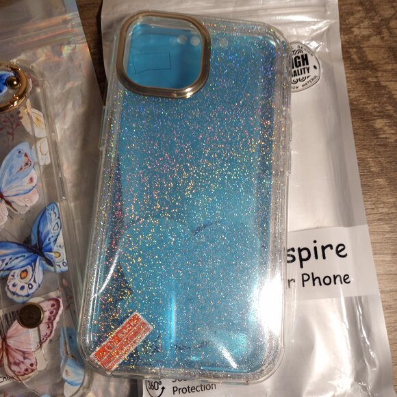 iPhone 14 6.1 Bundle - 2 iPhone Cases - 1 Pack of Lens covers - 1 Phone Adhesive - Picture 4 of 5